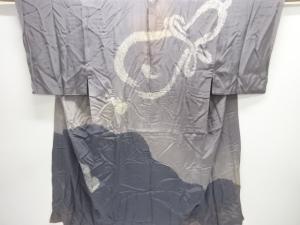 アンティーク　絞り瓢箪模様男物長襦袢